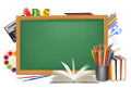 Green_School_Board_and_Decors_PNG_Picture